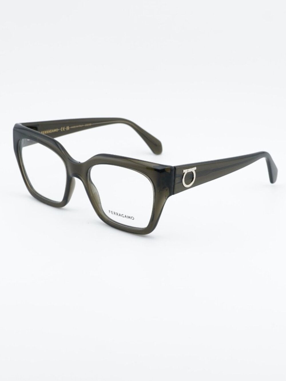 Salvatore Ferragamo SF2983 320 Eyeglasses Khaki 53mm Square Frame